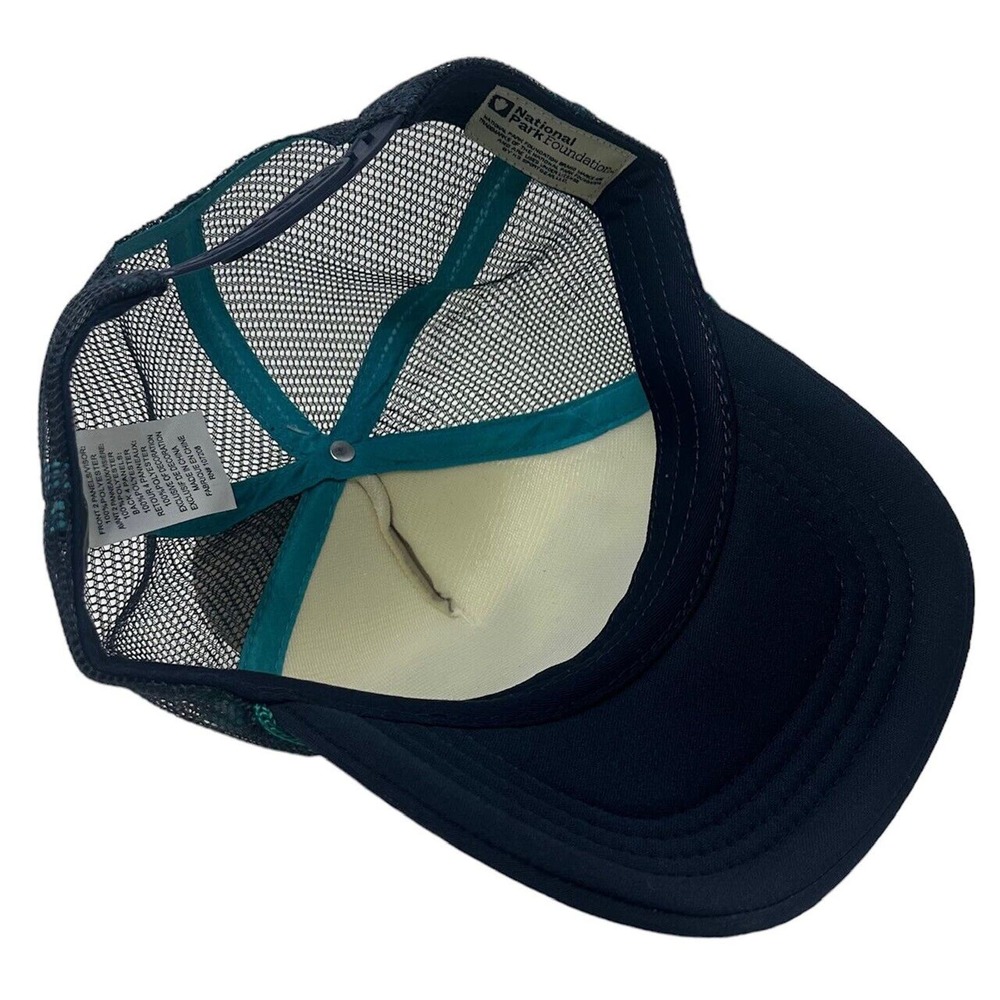 Rocky Mountain National Park Men's Retro Vintage Foam Trucker Hat Cap in Navy - Picture 4 of 4